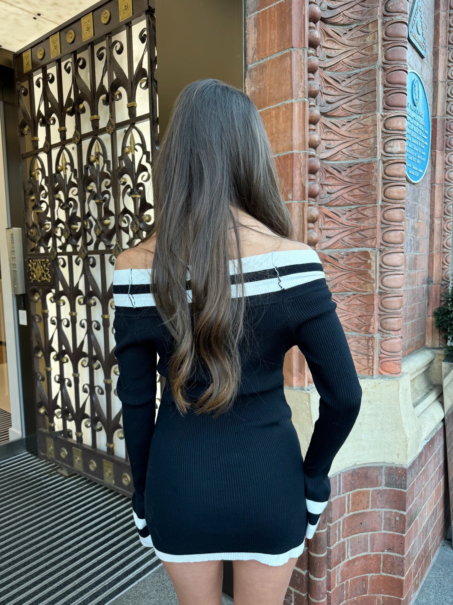 The ‘Parisian’ Button Knit Mini Dress