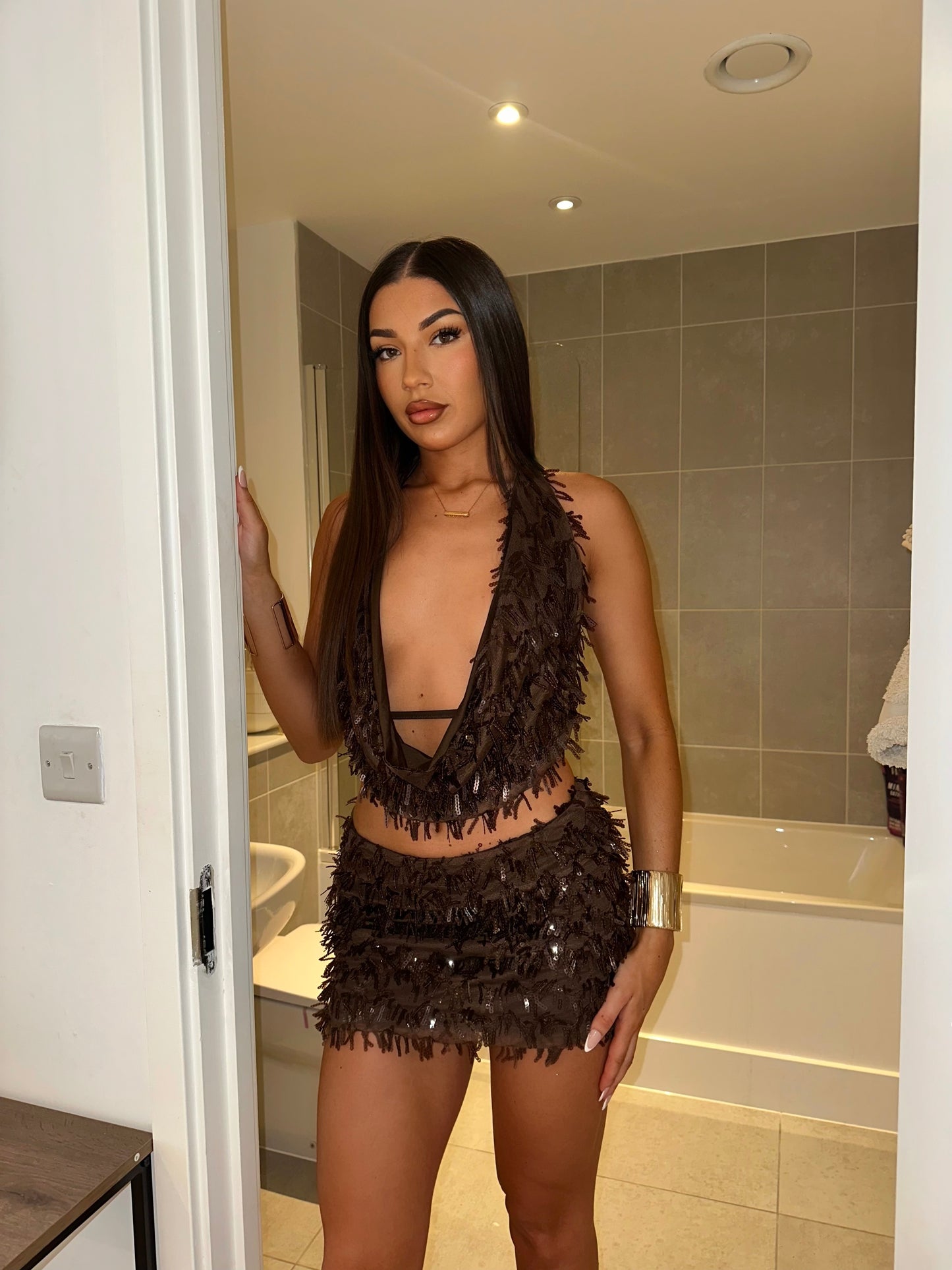 The ‘Elissa’ Co-ord Chocolate