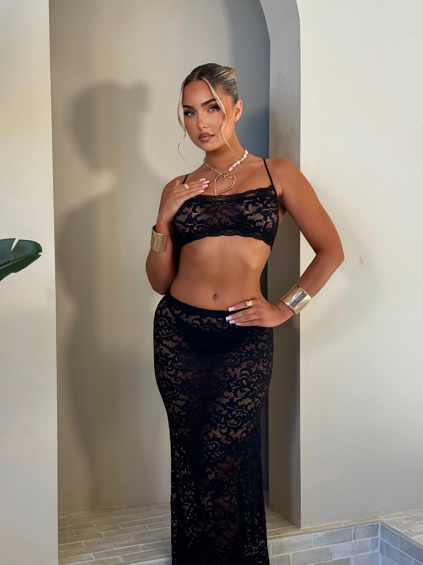 The ‘Tia’ Lace Two Piece