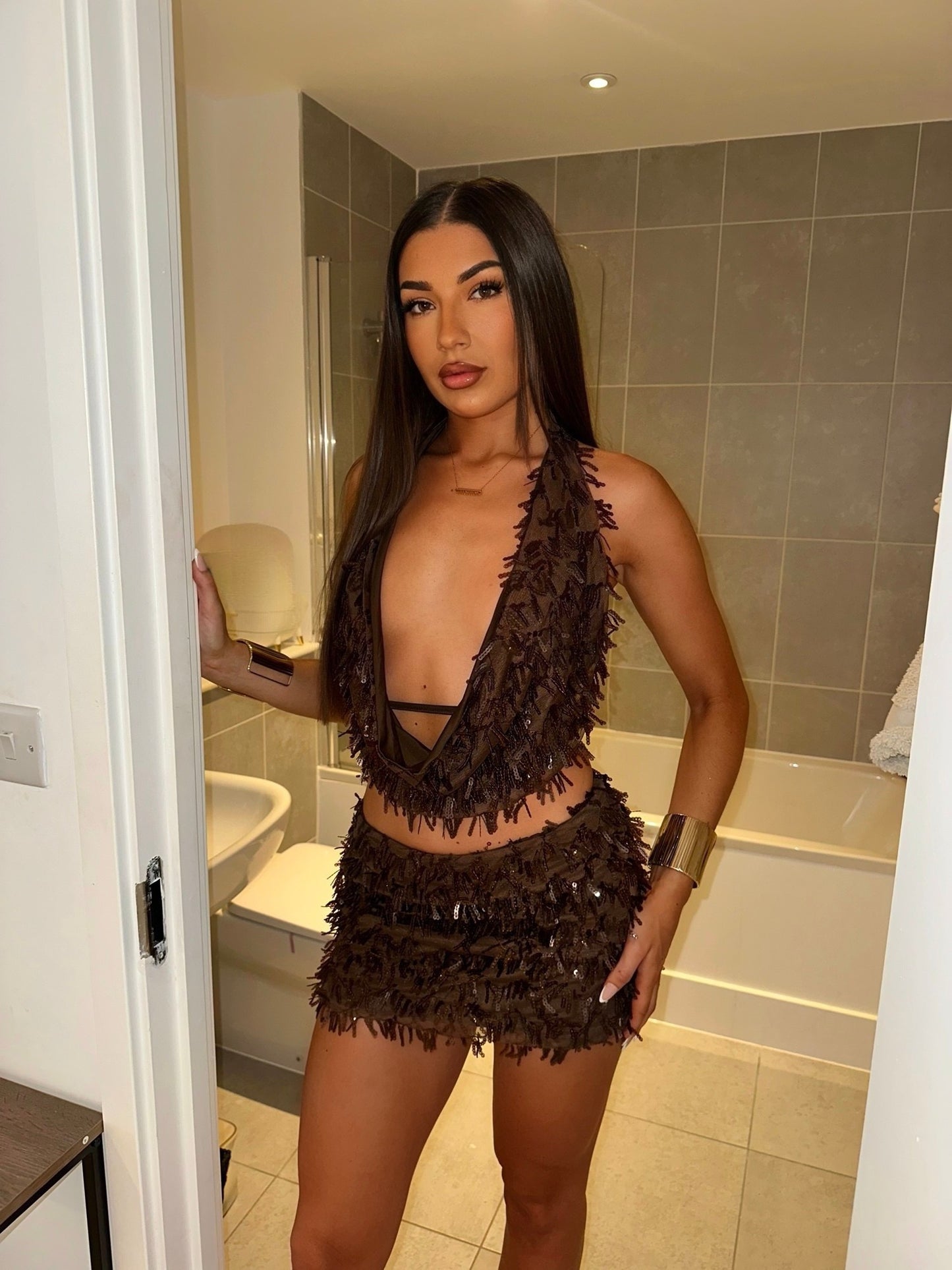 The ‘Elissa’ Co-ord Chocolate