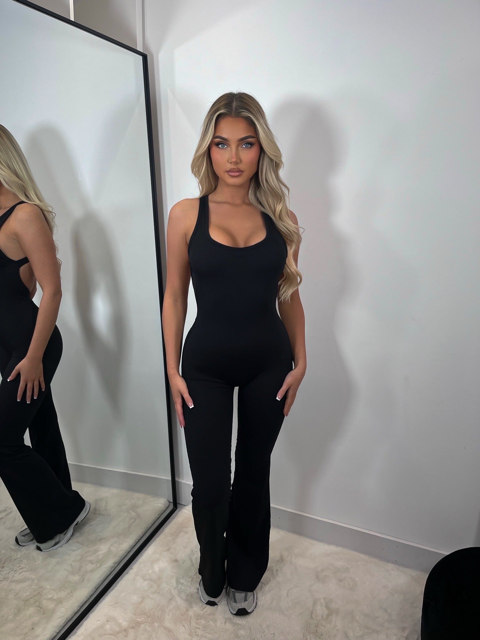 The Camila Shapewear Jumpsuit Black DippedInPink