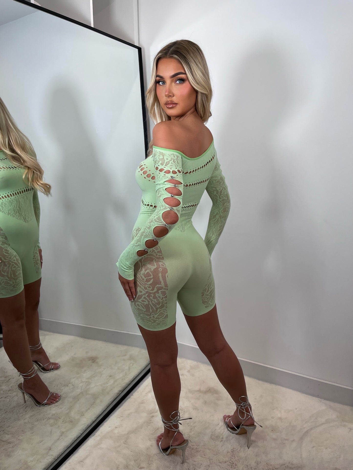 The ‘Coco’ Playsuit Green