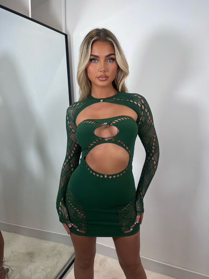 The ‘Gianna’ Dress Green