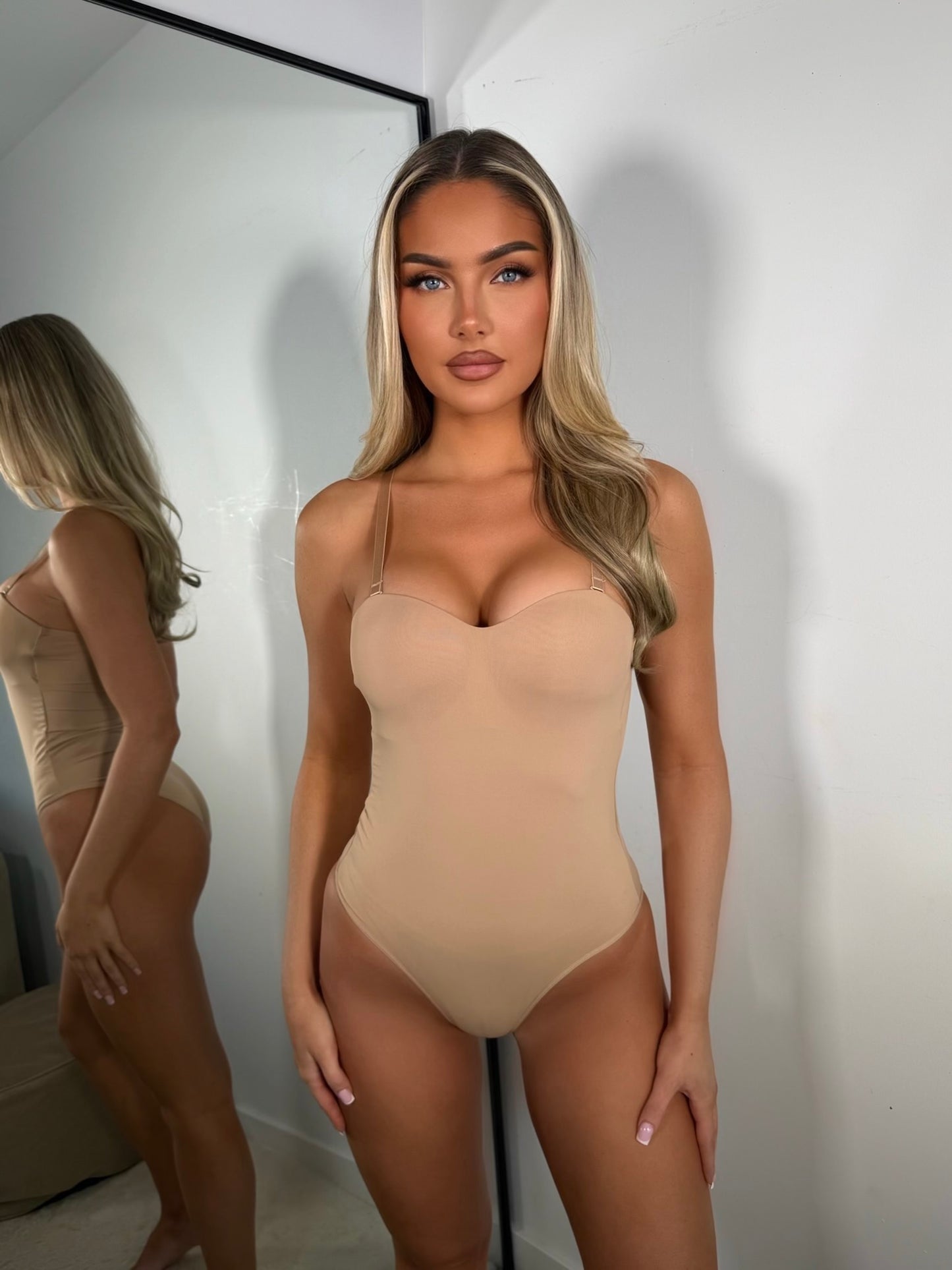 The ‘Luxe Push Up’ Sculpting Bodysuit Nude