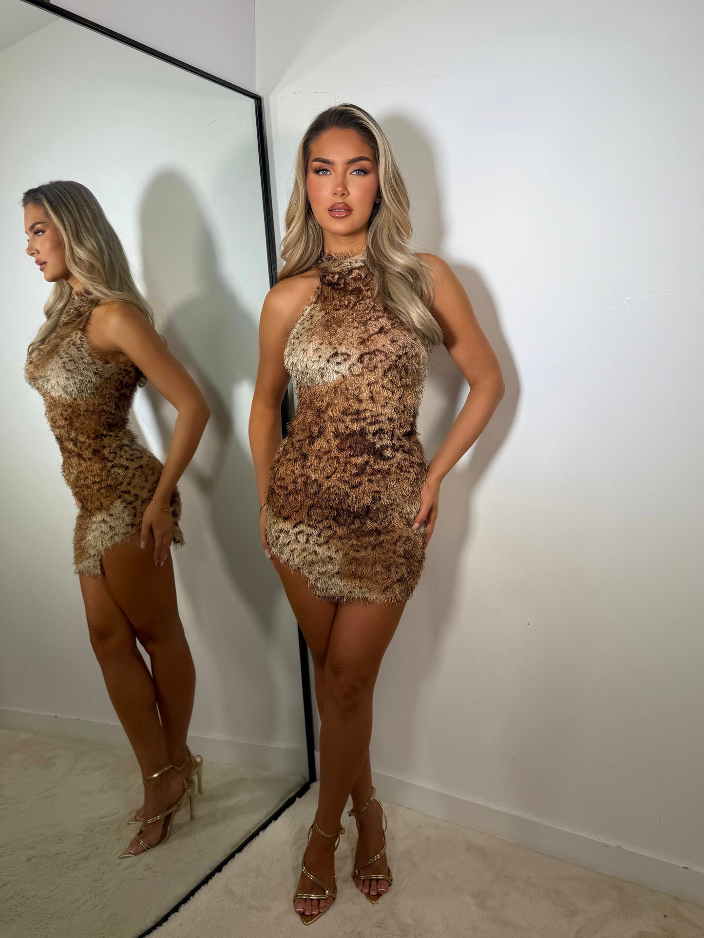 The ‘Soft Life’ Leopard Mini Dress