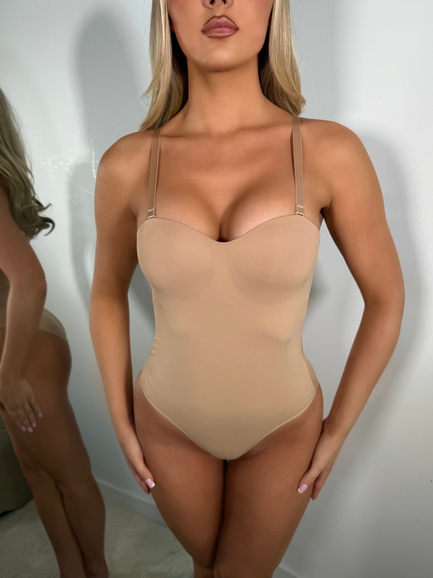 The ‘Luxe Push Up’ Sculpting Bodysuit Nude