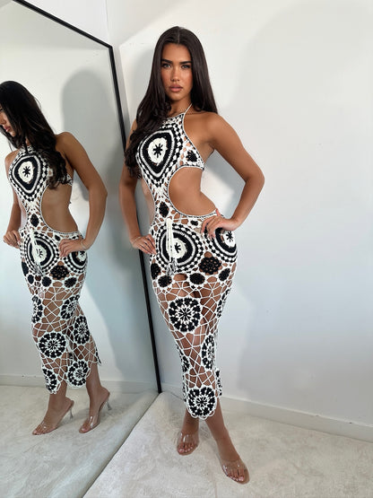 The ‘Mykonos’ Crochet Dress