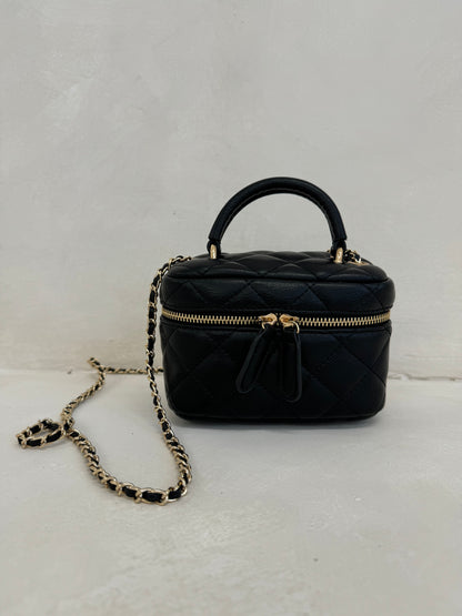 The ‘CC’ Mini Chain Bag Black