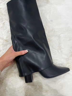 The ‘Emmie’ Fold Over Knee High Boots