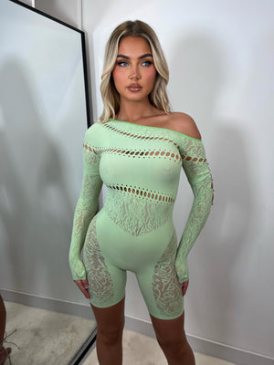 The ‘Coco’ Playsuit Green