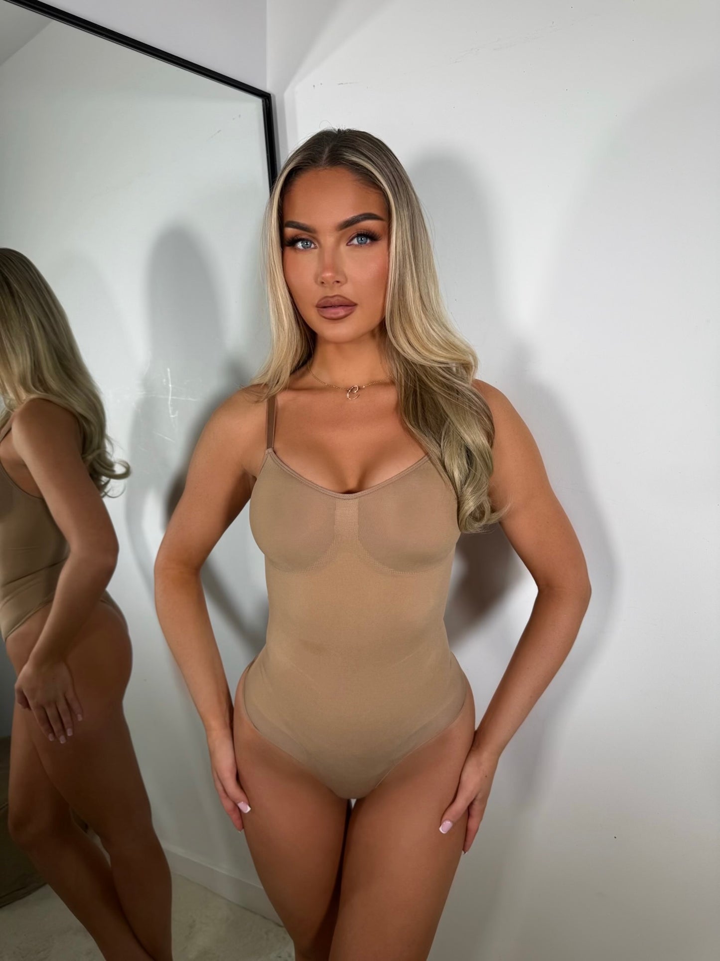 The ‘Luxe Contour’ Mocha Seamless Sculpt Bodysuit