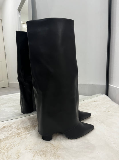 The ‘Emmie’ Fold Over Knee High Boots