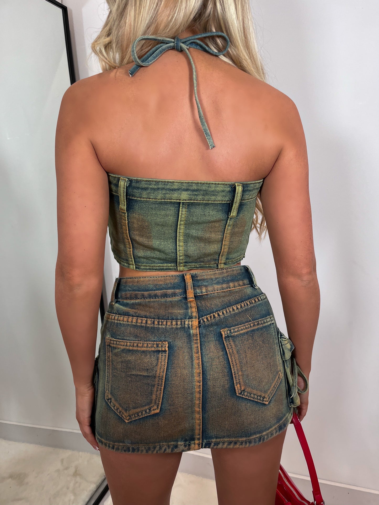 The ‘Lopez’ Denim Crop Top