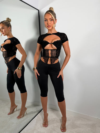 The ‘Temptation Lace’ Black Top