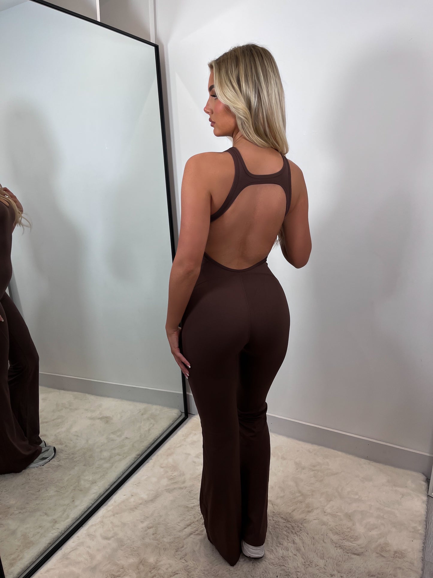 The ‘Camila’ Shapewear Jumpsuit Brown