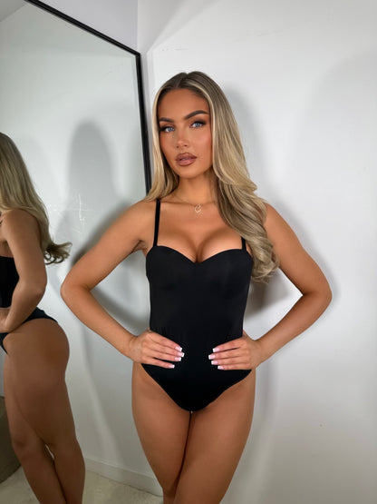 The ‘Luxe Push Up’ Sculpting Bodysuit Black