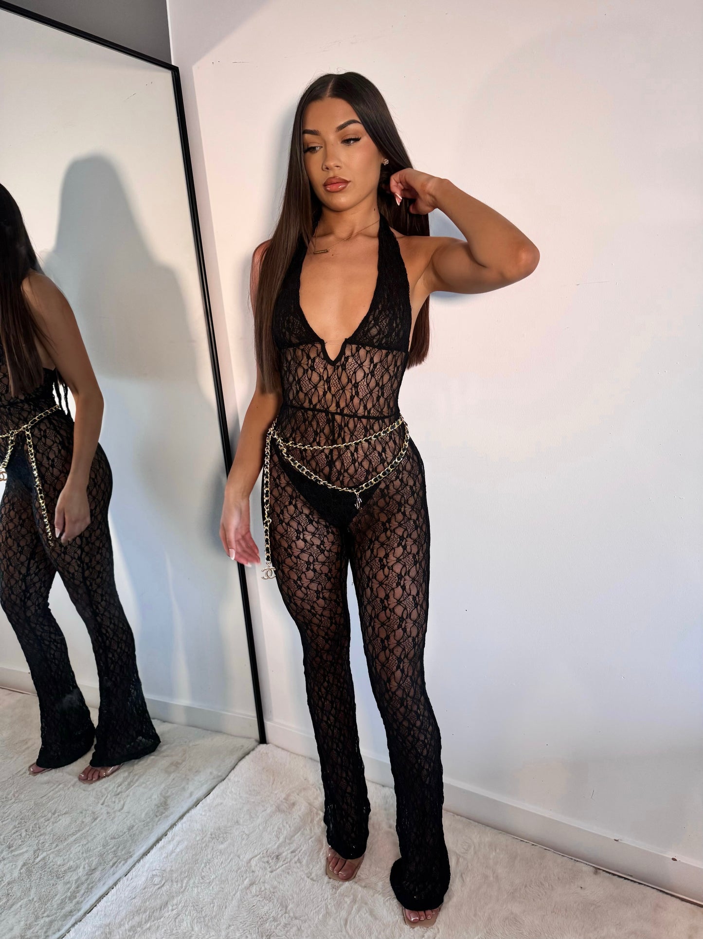 The ‘Yasmine’ Lace Jumpsuit