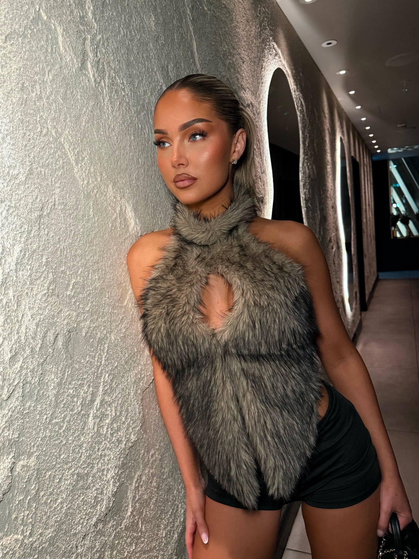 The ‘Musey’ Faux Fur Top