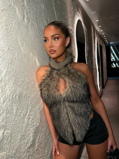 The ‘Musey’ Faux Fur Top