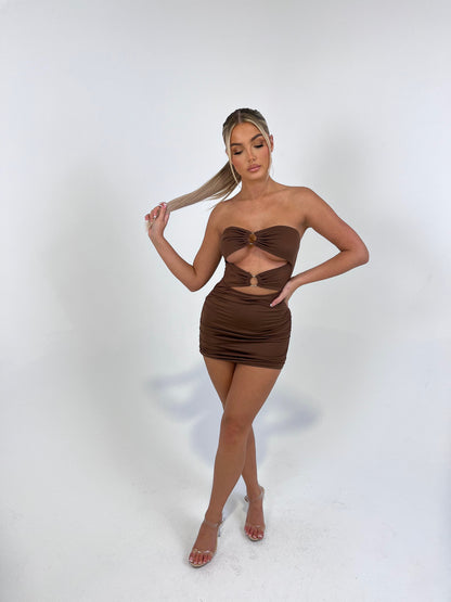 The ‘RiRi’ Dress Brown