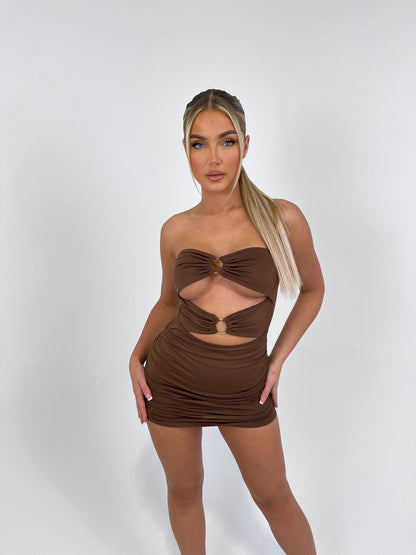 The ‘RiRi’ Dress Brown