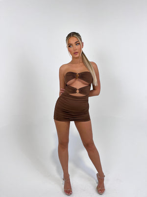 The ‘RiRi’ Dress Brown