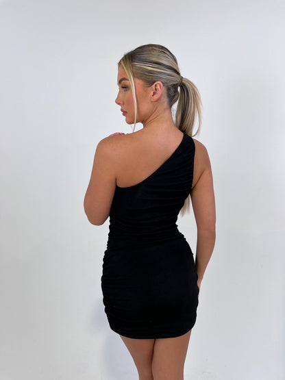 The ‘Valeria’ One Shoulder Dress