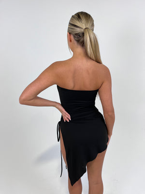 The ‘Isabella’ Ruched Side Dress