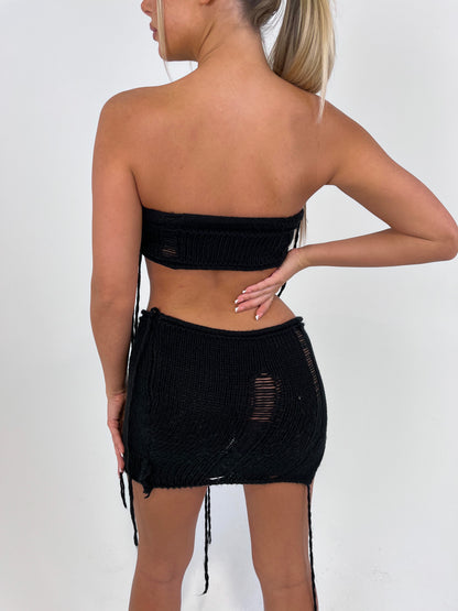 The ‘Lala’ Black Knit Co-ord