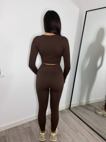 The ‘Ella’ Co-ord In Choc Brown